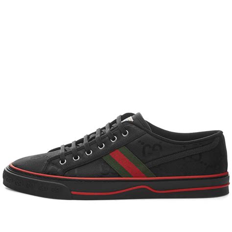 gucci 1977 black|1977 gucci tennis slip on.